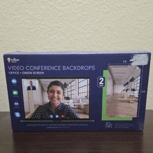 NEW Blue Video Conference Backdrops by Unknown Brand